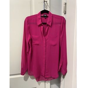 Rock & Republic Fuchsia Button Up